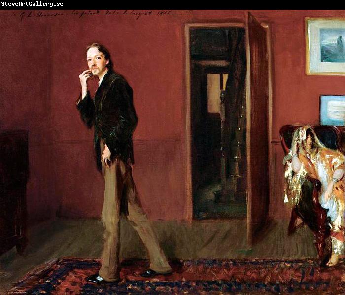 John Singer Sargent Robert Louis Stevenson and His Wife